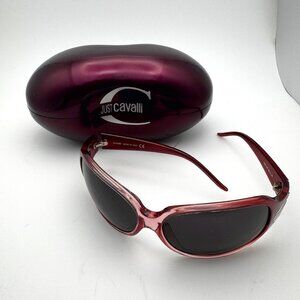Just Cavalli pink-purple sunglasses with dark lenses OS